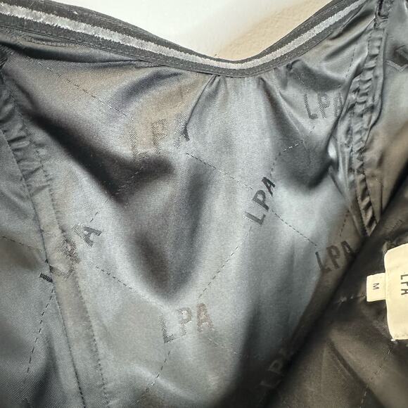 LPA Black Sweetheart Neckline Jumpsuit Elegant Preppy Black Women's M - Picture 10 of 12